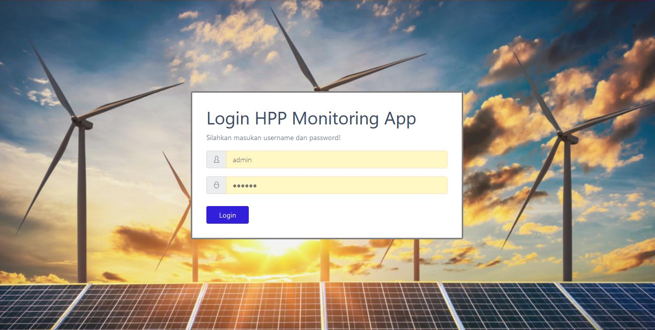 Hybrid Power Plant Monitoring App